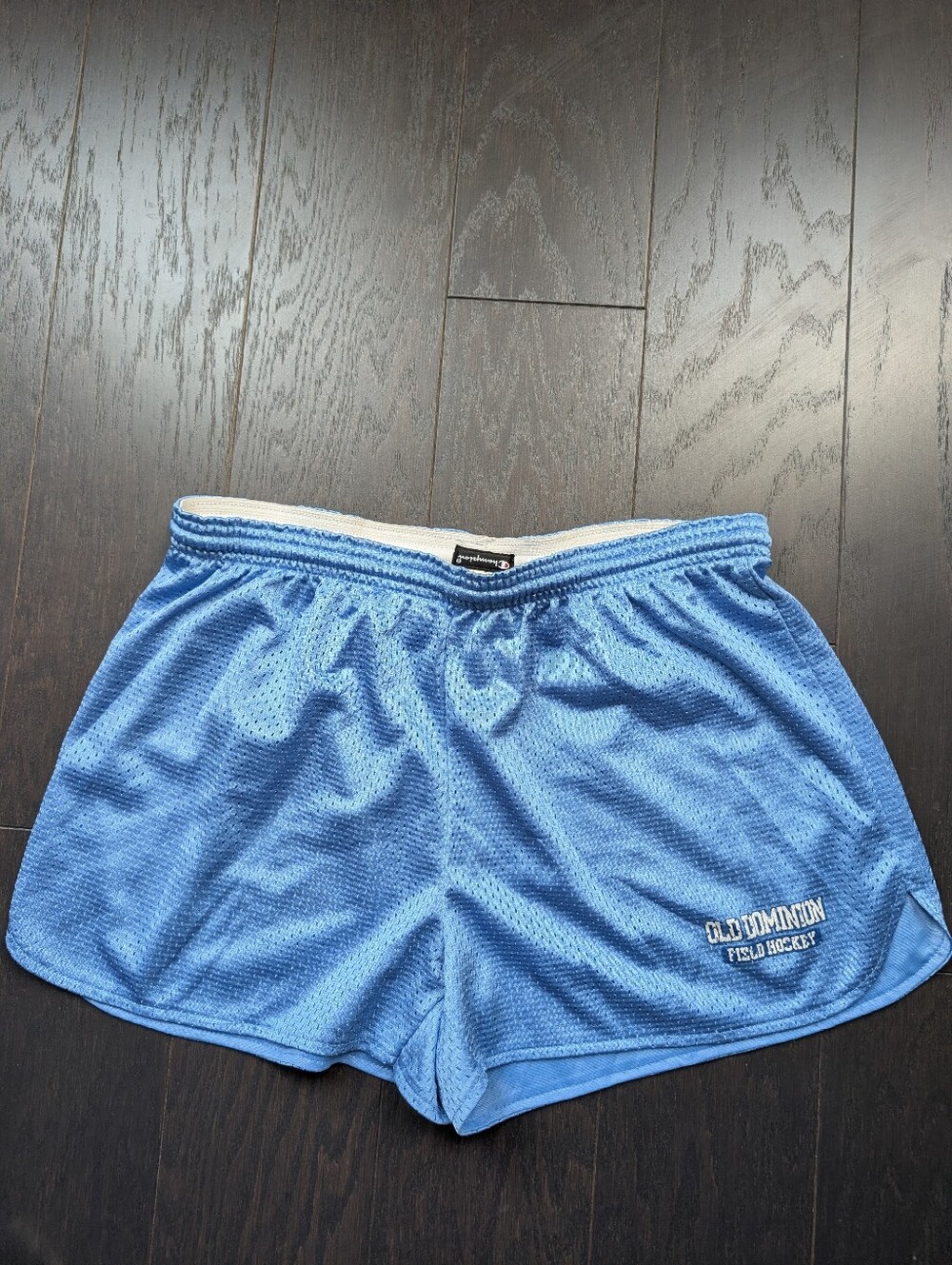 Old Dominion University Field Hockey Blue Women's Athletic Mesh Shorts Size L